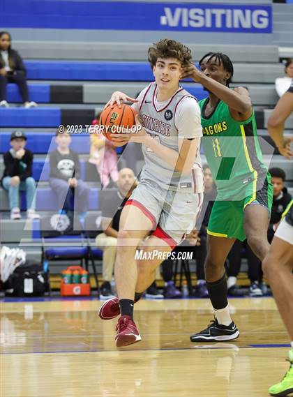 Thumbnail 3 in Sunrise Christian Academy vs. AZ Compass Prep (5 for the Fight National Hoopfest) photogallery.