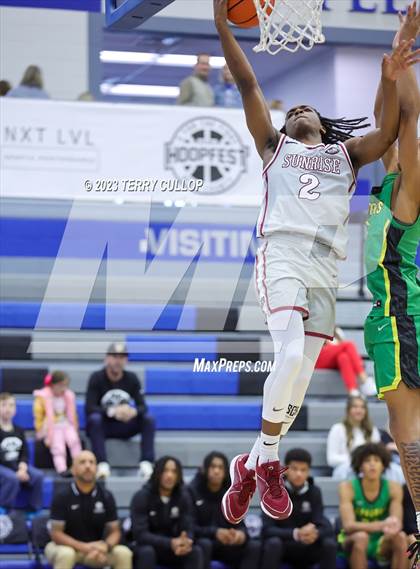 Thumbnail 2 in Sunrise Christian Academy vs. AZ Compass Prep (5 for the Fight National Hoopfest) photogallery.