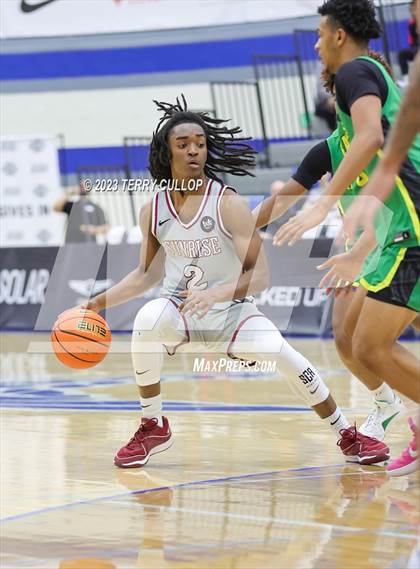 Thumbnail 3 in Sunrise Christian Academy vs. AZ Compass Prep (5 for the Fight National Hoopfest) photogallery.