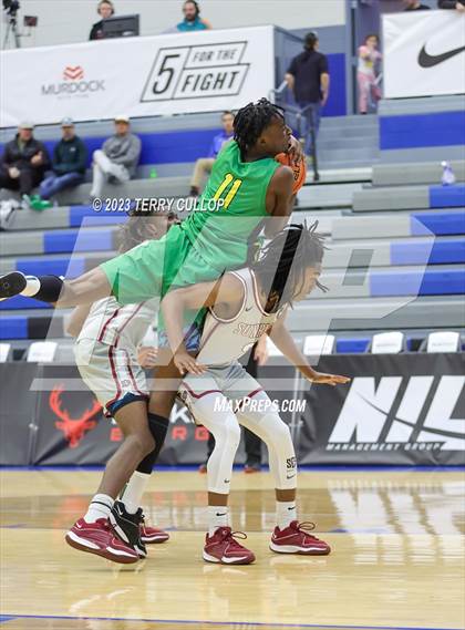 Thumbnail 2 in Sunrise Christian Academy vs. AZ Compass Prep (5 for the Fight National Hoopfest) photogallery.