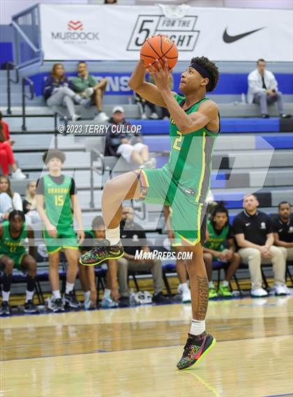 Thumbnail 2 in Sunrise Christian Academy vs. AZ Compass Prep (5 for the Fight National Hoopfest) photogallery.