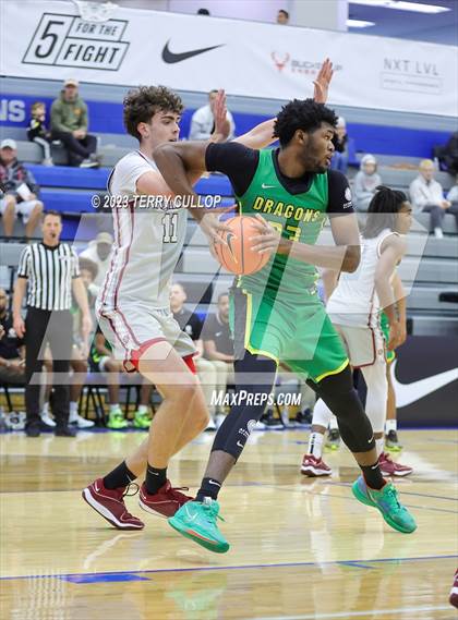 Thumbnail 1 in Sunrise Christian Academy vs. AZ Compass Prep (5 for the Fight National Hoopfest) photogallery.