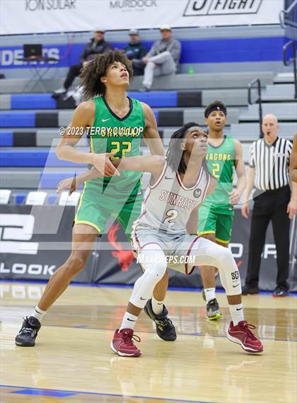 Thumbnail 3 in Sunrise Christian Academy vs. AZ Compass Prep (5 for the Fight National Hoopfest) photogallery.