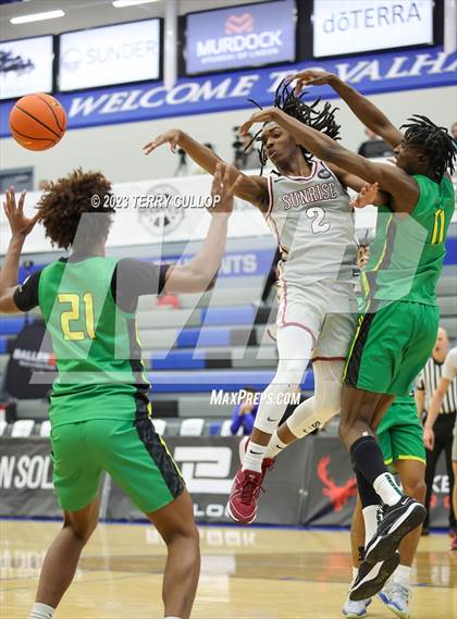 Thumbnail 3 in Sunrise Christian Academy vs. AZ Compass Prep (5 for the Fight National Hoopfest) photogallery.