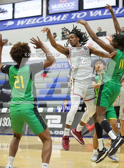 Thumbnail 2 in Sunrise Christian Academy vs. AZ Compass Prep (5 for the Fight National Hoopfest) photogallery.