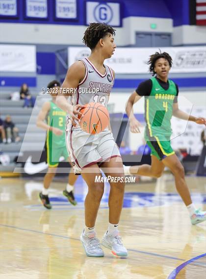 Thumbnail 1 in Sunrise Christian Academy vs. AZ Compass Prep (5 for the Fight National Hoopfest) photogallery.