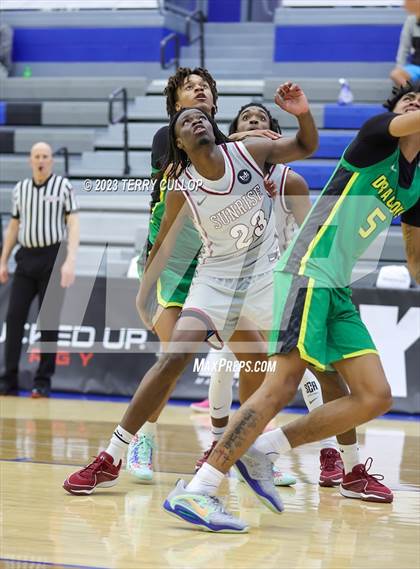 Thumbnail 2 in Sunrise Christian Academy vs. AZ Compass Prep (5 for the Fight National Hoopfest) photogallery.