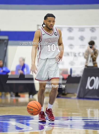 Thumbnail 1 in Sunrise Christian Academy vs. AZ Compass Prep (5 for the Fight National Hoopfest) photogallery.