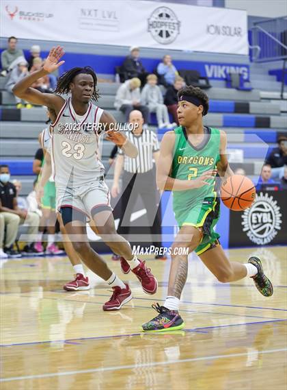 Thumbnail 2 in Sunrise Christian Academy vs. AZ Compass Prep (5 for the Fight National Hoopfest) photogallery.