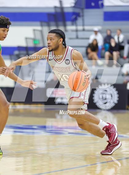 Thumbnail 2 in Sunrise Christian Academy vs. AZ Compass Prep (5 for the Fight National Hoopfest) photogallery.