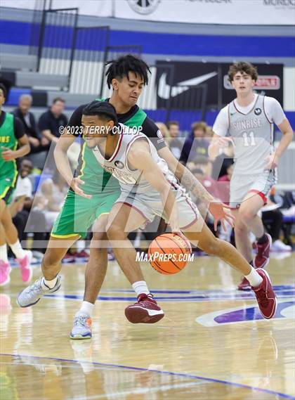 Thumbnail 2 in Sunrise Christian Academy vs. AZ Compass Prep (5 for the Fight National Hoopfest) photogallery.