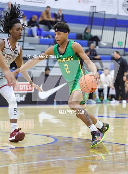 Thumbnail 2 in Sunrise Christian Academy vs. AZ Compass Prep (5 for the Fight National Hoopfest) photogallery.