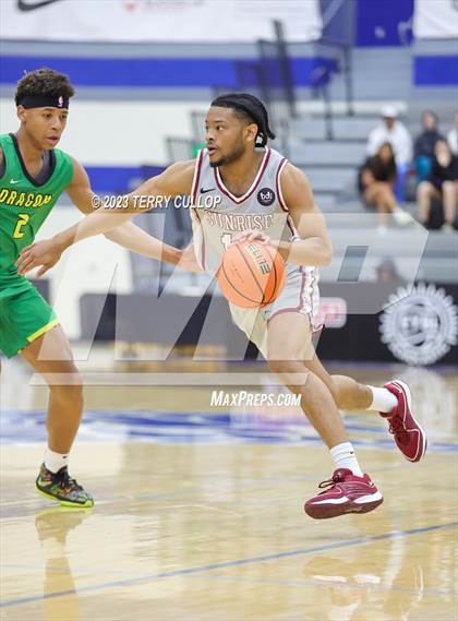 Thumbnail 1 in Sunrise Christian Academy vs. AZ Compass Prep (5 for the Fight National Hoopfest) photogallery.