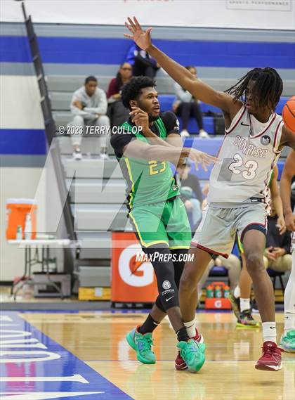 Thumbnail 1 in Sunrise Christian Academy vs. AZ Compass Prep (5 for the Fight National Hoopfest) photogallery.