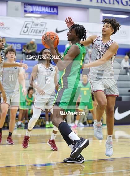 Thumbnail 3 in Sunrise Christian Academy vs. AZ Compass Prep (5 for the Fight National Hoopfest) photogallery.