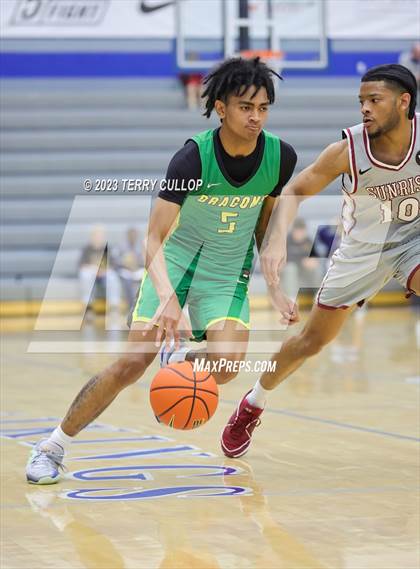 Thumbnail 3 in Sunrise Christian Academy vs. AZ Compass Prep (5 for the Fight National Hoopfest) photogallery.