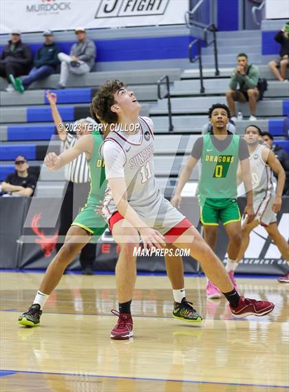 Thumbnail 3 in Sunrise Christian Academy vs. AZ Compass Prep (5 for the Fight National Hoopfest) photogallery.