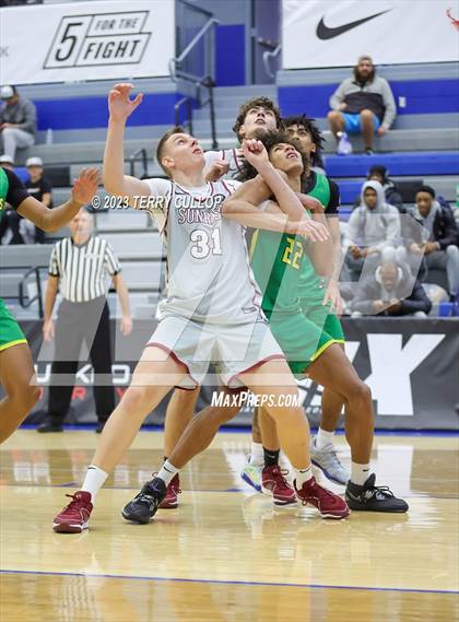 Thumbnail 2 in Sunrise Christian Academy vs. AZ Compass Prep (5 for the Fight National Hoopfest) photogallery.