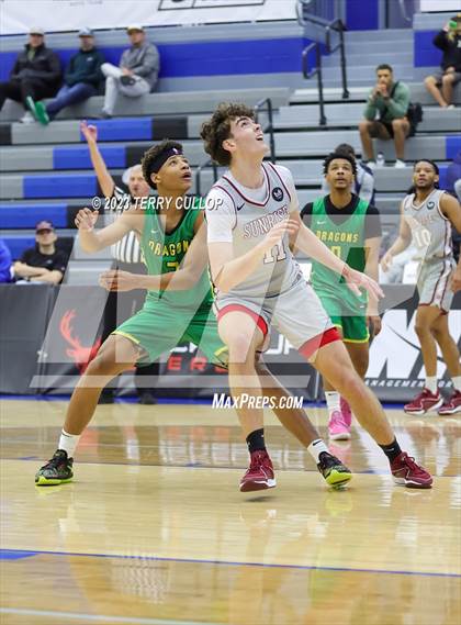 Thumbnail 2 in Sunrise Christian Academy vs. AZ Compass Prep (5 for the Fight National Hoopfest) photogallery.