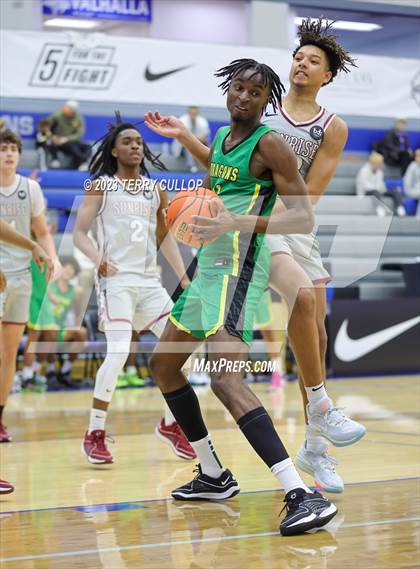Thumbnail 2 in Sunrise Christian Academy vs. AZ Compass Prep (5 for the Fight National Hoopfest) photogallery.