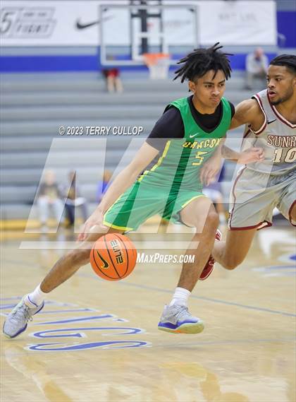 Thumbnail 2 in Sunrise Christian Academy vs. AZ Compass Prep (5 for the Fight National Hoopfest) photogallery.