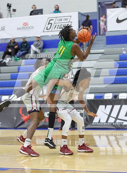 Thumbnail 2 in Sunrise Christian Academy vs. AZ Compass Prep (5 for the Fight National Hoopfest) photogallery.