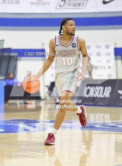 Thumbnail 2 in Sunrise Christian Academy vs. AZ Compass Prep (5 for the Fight National Hoopfest) photogallery.