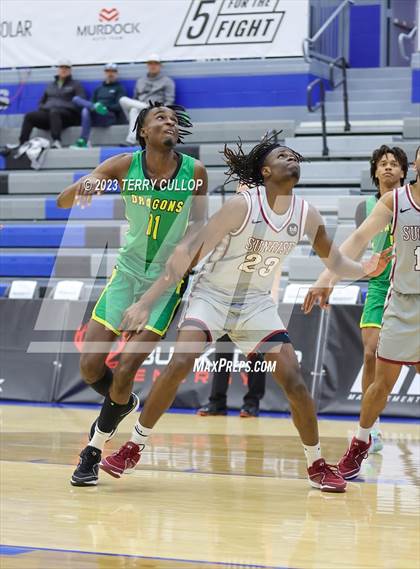 Thumbnail 1 in Sunrise Christian Academy vs. AZ Compass Prep (5 for the Fight National Hoopfest) photogallery.