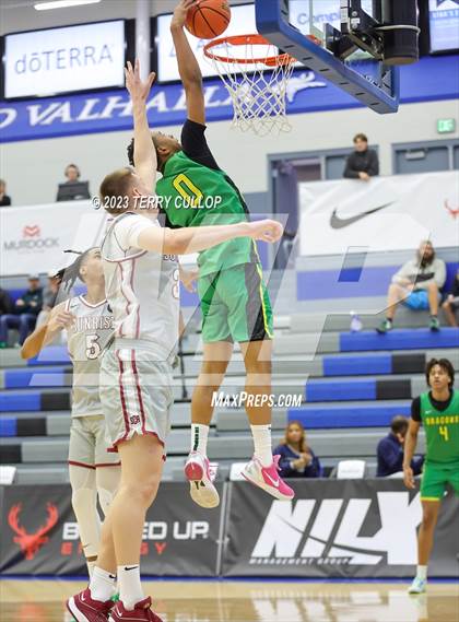 Thumbnail 3 in Sunrise Christian Academy vs. AZ Compass Prep (5 for the Fight National Hoopfest) photogallery.