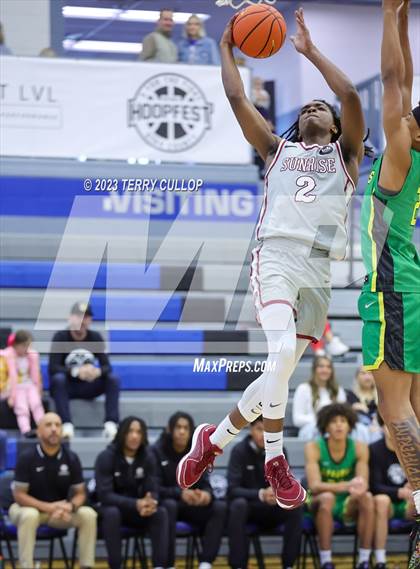 Thumbnail 3 in Sunrise Christian Academy vs. AZ Compass Prep (5 for the Fight National Hoopfest) photogallery.