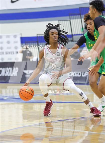 Thumbnail 2 in Sunrise Christian Academy vs. AZ Compass Prep (5 for the Fight National Hoopfest) photogallery.