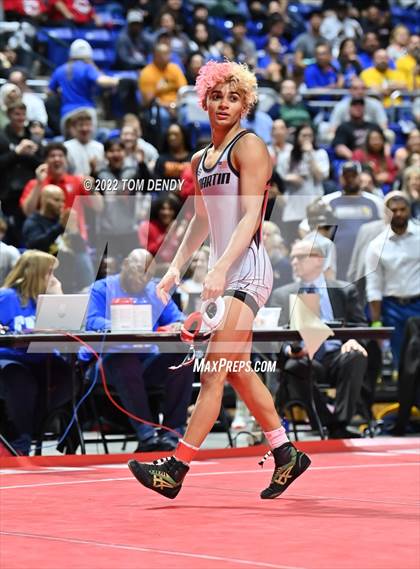Thumbnail 1 in UIL State Championships - 6A 120lb Final photogallery.