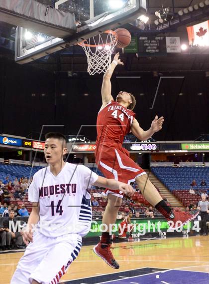 Thumbnail 1 in Fairfield vs. Modesto Christian (CIF SJS D3 Finals) photogallery.