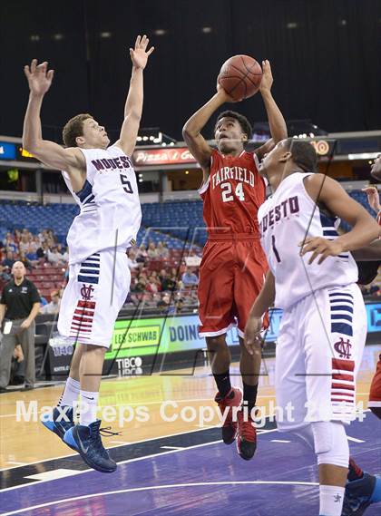 Thumbnail 2 in Fairfield vs. Modesto Christian (CIF SJS D3 Finals) photogallery.