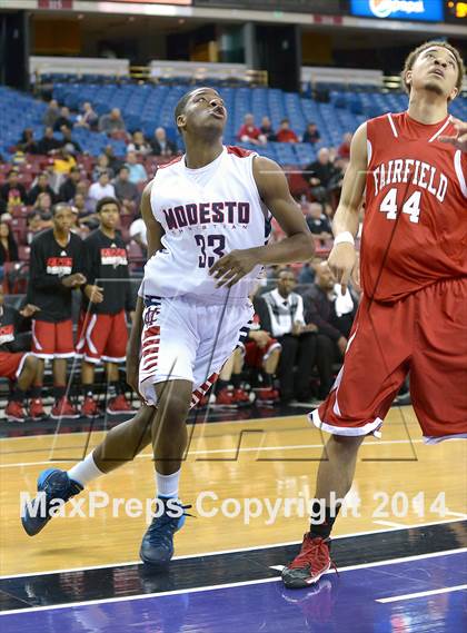 Thumbnail 1 in Fairfield vs. Modesto Christian (CIF SJS D3 Finals) photogallery.