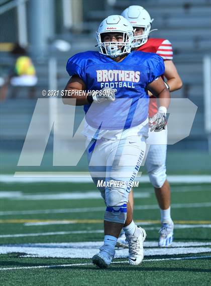 Thumbnail 1 in Christian Brothers @ St. Mary's (Scrimmage) photogallery.