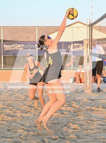 Thumbnail 3 in Arcadia vs. Saguaro (AIA DII Pairs Finals) photogallery.