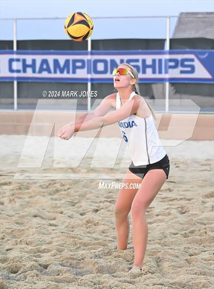 Thumbnail 3 in Arcadia vs. Saguaro (AIA DII Pairs Finals) photogallery.