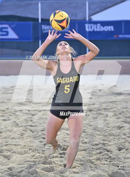 Thumbnail 3 in Arcadia vs. Saguaro (AIA DII Pairs Finals) photogallery.