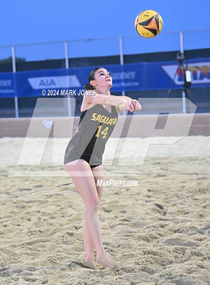 Thumbnail 1 in Arcadia vs. Saguaro (AIA DII Pairs Finals) photogallery.