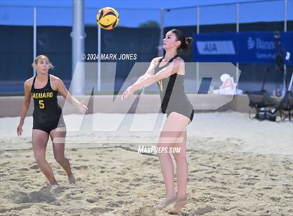 Thumbnail 3 in Arcadia vs. Saguaro (AIA DII Pairs Finals) photogallery.