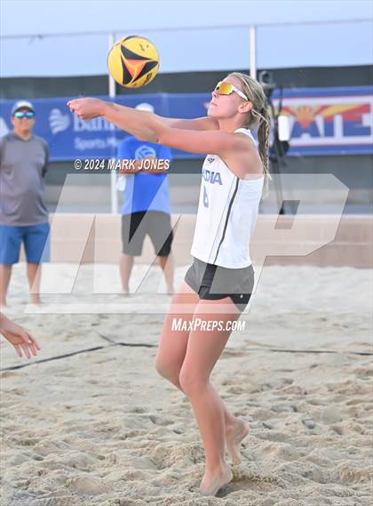 Thumbnail 3 in Arcadia vs. Saguaro (AIA DII Pairs Finals) photogallery.