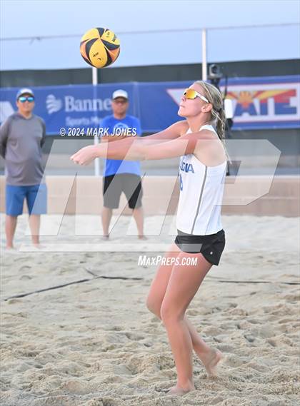 Thumbnail 2 in Arcadia vs. Saguaro (AIA DII Pairs Finals) photogallery.