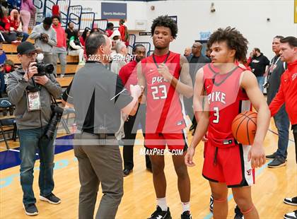 Thumbnail 2 in Pike vs. Ben Davis (IHSAA 4A Sectional 11 Final) photogallery.