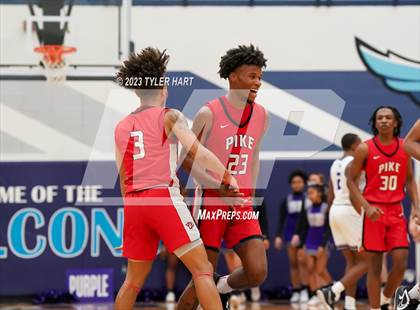 Thumbnail 2 in Pike vs. Ben Davis (IHSAA 4A Sectional 11 Final) photogallery.