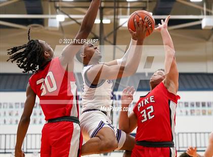 Thumbnail 2 in Pike vs. Ben Davis (IHSAA 4A Sectional 11 Final) photogallery.