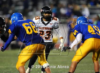 Thumbnail 3 in Pittsburg @ Foothill (CIF NCS D1 Semifinal) photogallery.