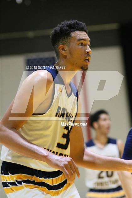 Thumbnail 2 in Mater Dei Catholic @ Rancho Christian (Rancho Christian Basketball Showcase) photogallery.