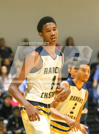 Thumbnail 3 in Mater Dei Catholic @ Rancho Christian (Rancho Christian Basketball Showcase) photogallery.