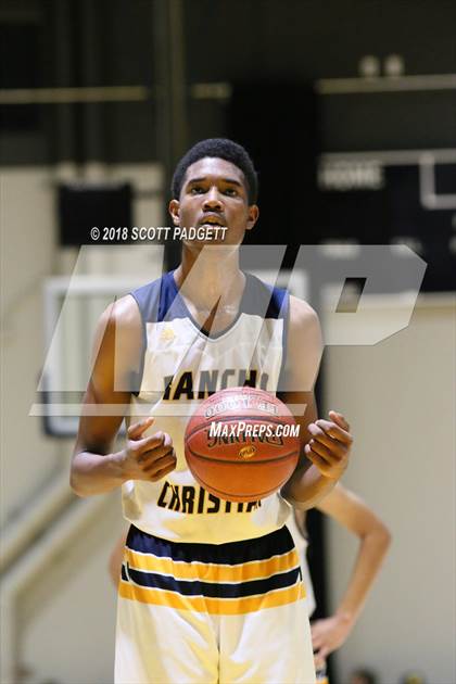 Thumbnail 3 in Mater Dei Catholic @ Rancho Christian (Rancho Christian Basketball Showcase) photogallery.